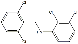 2,3-dichloro-N-[(2,6-dichlorophenyl)methyl]aniline 结构式