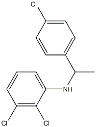 2,3-dichloro-N-[1-(4-chlorophenyl)ethyl]aniline 结构式
