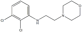 2,3-dichloro-N-[2-(morpholin-4-yl)ethyl]aniline 结构式