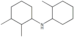 2,3-dimethyl-N-(2-methylcyclohexyl)cyclohexan-1-amine 结构式