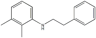 2,3-dimethyl-N-(2-phenylethyl)aniline 结构式