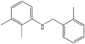 2,3-dimethyl-N-[(2-methylphenyl)methyl]aniline 结构式