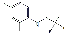 2,4-二氟-N-(2,2,2-三氟乙基)苯胺 结构式