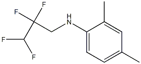 2,4-dimethyl-N-(2,2,3,3-tetrafluoropropyl)aniline 结构式