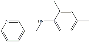 2,4-dimethyl-N-(pyridin-3-ylmethyl)aniline 结构式