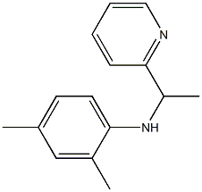 2,4-dimethyl-N-[1-(pyridin-2-yl)ethyl]aniline 结构式