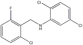 2,5-dichloro-N-[(2-chloro-6-fluorophenyl)methyl]aniline 结构式