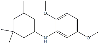 2,5-dimethoxy-N-(3,3,5-trimethylcyclohexyl)aniline 结构式