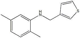 2,5-dimethyl-N-(thiophen-3-ylmethyl)aniline 结构式