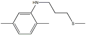 2,5-dimethyl-N-[3-(methylsulfanyl)propyl]aniline 结构式