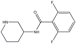 2,6-difluoro-N-(piperidin-3-yl)benzamide 结构式