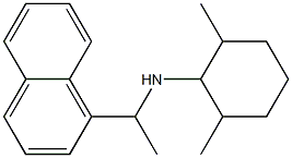 2,6-dimethyl-N-[1-(naphthalen-1-yl)ethyl]cyclohexan-1-amine 结构式