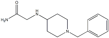 2-[(1-benzylpiperidin-4-yl)amino]acetamide 结构式