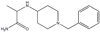 2-[(1-benzylpiperidin-4-yl)amino]propanamide 结构式