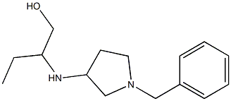 2-[(1-benzylpyrrolidin-3-yl)amino]butan-1-ol 结构式