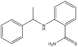 2-[(1-phenylethyl)amino]benzene-1-carbothioamide 结构式
