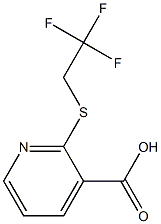 2-[(2,2,2-trifluoroethyl)sulfanyl]pyridine-3-carboxylic acid 结构式