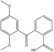 2-[(2,5-dimethoxyphenyl)carbonyl]benzoic acid 结构式