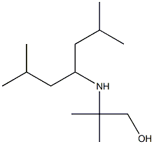 2-[(2,6-dimethylheptan-4-yl)amino]-2-methylpropan-1-ol 结构式