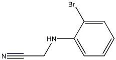 2-[(2-bromophenyl)amino]acetonitrile 结构式