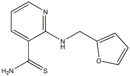 2-[(2-furylmethyl)amino]pyridine-3-carbothioamide 结构式