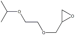 2-[(2-isopropoxyethoxy)methyl]oxirane 结构式