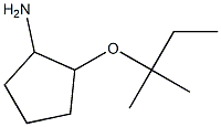 2-[(2-methylbutan-2-yl)oxy]cyclopentan-1-amine 结构式