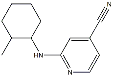 2-[(2-methylcyclohexyl)amino]isonicotinonitrile 结构式