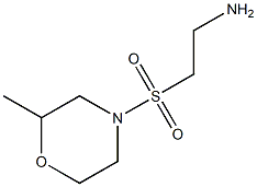2-[(2-methylmorpholin-4-yl)sulfonyl]ethanamine 结构式