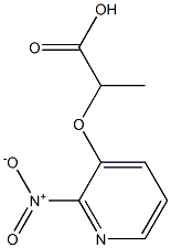 2-[(2-nitropyridin-3-yl)oxy]propanoic acid 结构式