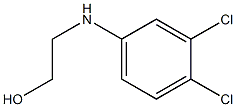 2-[(3,4-dichlorophenyl)amino]ethan-1-ol 结构式
