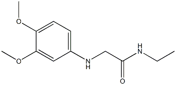 2-[(3,4-dimethoxyphenyl)amino]-N-ethylacetamide 结构式