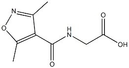 2-[(3,5-dimethyl-1,2-oxazol-4-yl)formamido]acetic acid 结构式