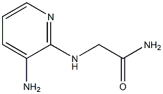 2-[(3-aminopyridin-2-yl)amino]acetamide 结构式