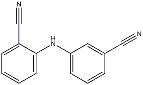2-[(3-cyanophenyl)amino]benzonitrile 结构式