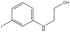 2-[(3-iodophenyl)amino]ethan-1-ol 结构式