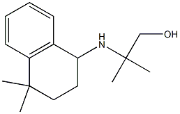 2-[(4,4-dimethyl-1,2,3,4-tetrahydronaphthalen-1-yl)amino]-2-methylpropan-1-ol 结构式
