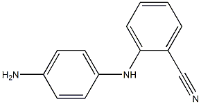 2-[(4-aminophenyl)amino]benzonitrile 结构式