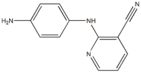 2-[(4-aminophenyl)amino]nicotinonitrile 结构式