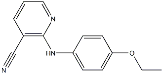 2-[(4-ethoxyphenyl)amino]nicotinonitrile 结构式