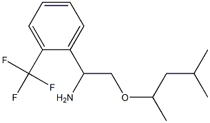 2-[(4-methylpentan-2-yl)oxy]-1-[2-(trifluoromethyl)phenyl]ethan-1-amine 结构式