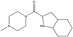 2-[(4-methylpiperazin-1-yl)carbonyl]octahydro-1H-indole 结构式