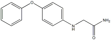 2-[(4-phenoxyphenyl)amino]acetamide 结构式