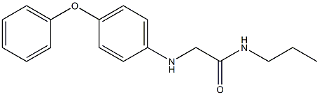 2-[(4-phenoxyphenyl)amino]-N-propylacetamide 结构式