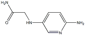 2-[(6-aminopyridin-3-yl)amino]acetamide 结构式
