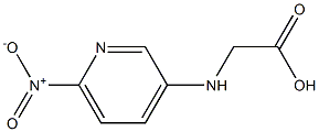 2-[(6-nitropyridin-3-yl)amino]acetic acid 结构式