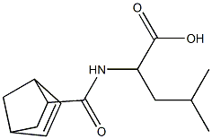 2-[(bicyclo[2.2.1]hept-5-en-2-ylcarbonyl)amino]-4-methylpentanoic acid 结构式