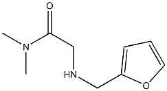 2-[(furan-2-ylmethyl)amino]-N,N-dimethylacetamide 结构式
