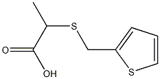 2-[(thien-2-ylmethyl)thio]propanoic acid 结构式