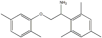 2-[1-amino-2-(2,5-dimethylphenoxy)ethyl]-1,3,5-trimethylbenzene 结构式